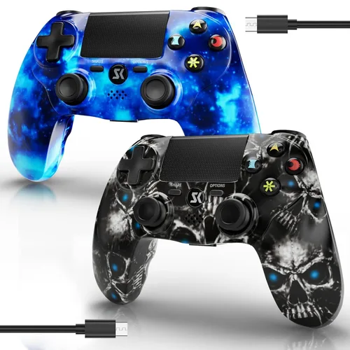 Vista 8 de Wireless Controller for PS4, Controller for Sony PlayStation 4, Double Shock 6-Axis Motion Sensor, Sensitive Touch Pad, Built-in Speaker & Stereo