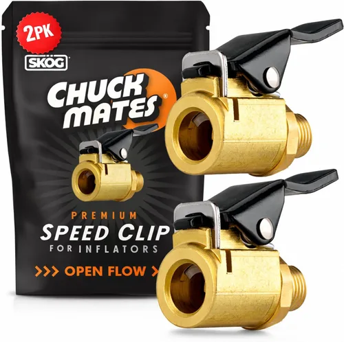 Vista 9 de Chuck Mates Premium - Portabrocas inflador de neumáticos NPT de conexión rápida de 1/4 pulgadas con SimpleSeal, tipo cerrado (paquete de 1)