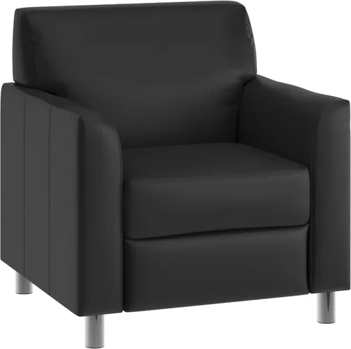Vista 15 de Flash Furniture - Sofá de LeatherSoft negro de la serie Hercules Diplomat