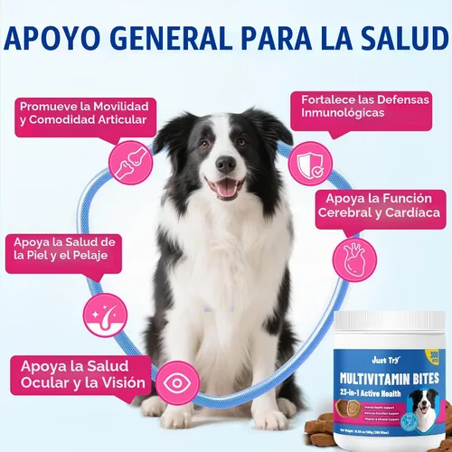 Vista 5 de Just Try Coenzima Q10 Heart Heathy Bites para perros