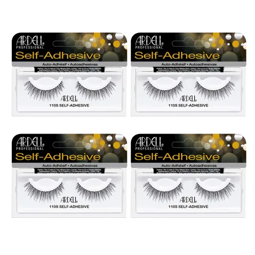 Vista 7 de Ardell Demi Wispies - Pestañas postizas autoadhesivas, reutilizables, ligeras, de aspecto natural, no necesita pegamento, paquete de 4