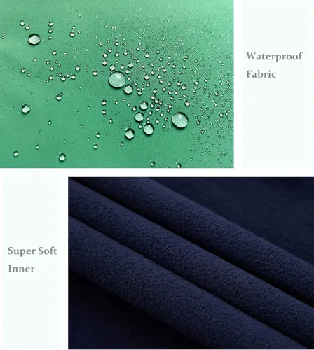 Vista 5 de Chubasqueros para niños, ligeros, impermeables, con capucha, de forro polar, rompevientos para niños
