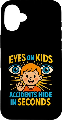 Vista 23 de Eyes on Kids Child Safety Gift for Moms, Granny, Grandad Case for iPhone 16