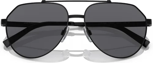 Vista 5 de Dolce & Gabbana DG2288-110681 Gafas de Sol Negras con Gris Polar 2.323 in, Negro