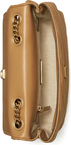 Vista 4 de Tory Burch Kira Chevron - Bolso de hombro convertible pequeño para mujer