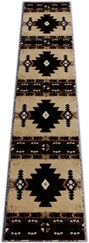 Vista 9 de Concord C318 - Tapete con diseño de la región del sudoeste, Sintético, Berber