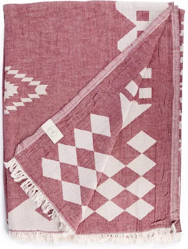 Vista 12 de Bersuse Manta turca Kona XL 100% algodón, 75 x 90 pulgadas, color antracita