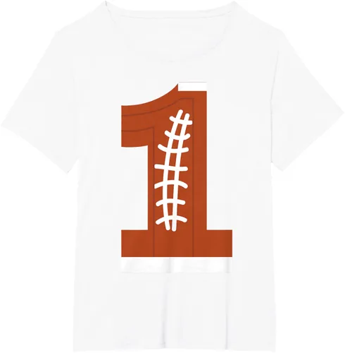 Vista 75 de 1st Birthday Football Ball Boys Camiseta de regalo de 1 año Negro