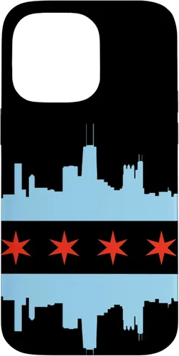 Vista 21 de Chicago Flag Skyline City of Chicago Pride Case for iPhone 17