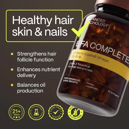 Vista 9 de EFA Completo con Omega 3 6 9 niveles óptimos de aceite de lino de alta potencia, aceite de pescado, aceite de borraja y aceite de onagra de noche