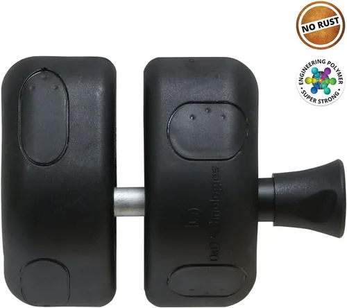 Vista 2 de National Hardware MagnaLatch - Pestillo de puerta lateral, 2-3/4 pulgadas, color negro