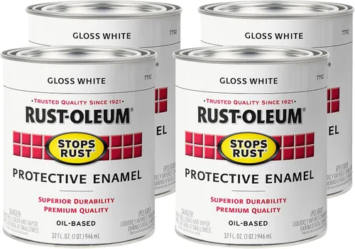 Vista 17 de Carbón gris brillante Rust-Oleum (7784502) contra el óxido 32 onzas, 7784502 Gris carbón brillante