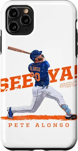 Vista 13 de Funda para iPhone 16 See Ya! Pete Alonso New York MLBPA
