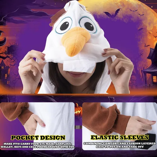 Vista 6 de Beauty Shine - Mameluco unisex para adultos, disfraz de personaje de caricaturas para cosplay, Halloween, Navidad, ropa para dormir o estar en casa
