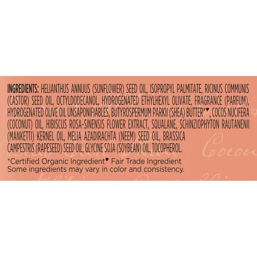 Vista 8 de Shea Moisture Aceite de coco e hibisco suave y brillante, coco e hibisco suaviza e hidrata el cabello con Manketti y aceite de coco para una textura