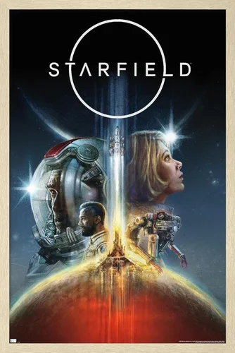 Vista 5 de Trends International Starfield - Póster de pared Key Art, 22.4 pulgadas de largo x 14.7 W, versión premium sin marco