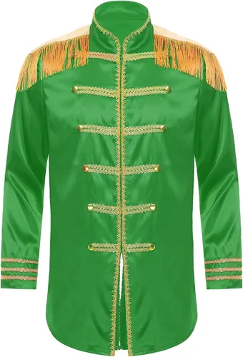 Vista 3 de Chaqueta de pimienta SGT para hombre y adulto, estrella de la música hippie de los años 60, Halloween, Navidad, SGT