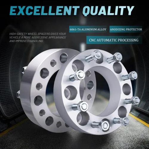 Vista 4 de IRONTEK Espaciadores de rueda M14x2 de 0.315 x 6.693 in para Ford 99-16 para F-250/F-250 Super Duty/F-250 Super Duty, 00-02 Excursion 8x6.63