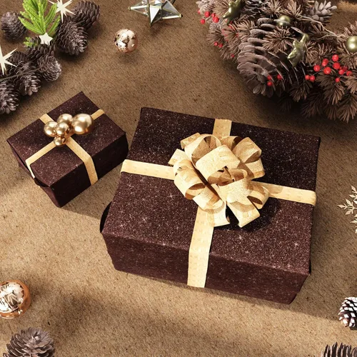 Vista 7 de CRE8TIVE Papel tapiz marrón oscuro con purpurina, borde de pared para despegar y pegar, 8 x 80 pulgadas, papel tapiz de tela brillante, extraíble