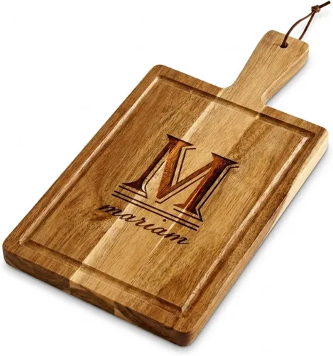 Vista 8 de Creative Gifts International Tablero de madera de casa, 13 x 14 pulgadas, acacia, caja de regalo incluida