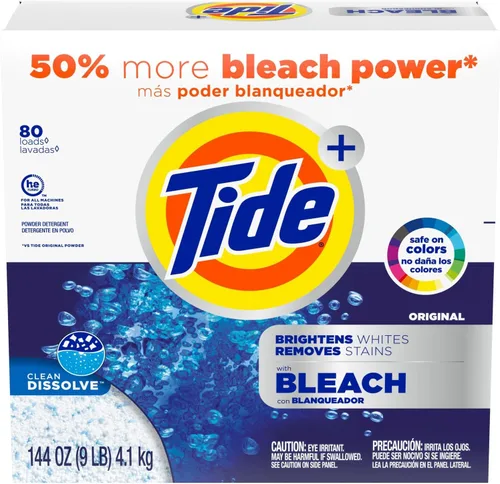 Vista 5 de Tide Detergente blanqueador Vivid Plus, blanco, modelo: 84998CT