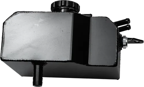 Vista 4 de Tanque de depósito de expansión de refrigerante de aluminio con tapa para 2006-2015 Mazda MX-5 Miata Expansion Mk3 NC 2.0L L4 Gas Negro