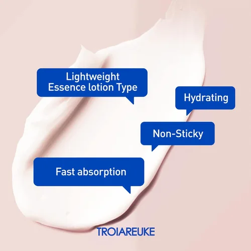 Vista 4 de TROIAREUKE ACSEN Crema de recuperación Hidratante facial hidratante y calmante con centella asiática, aceite de oliva y escualano para pieles