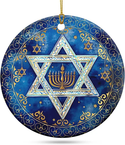 Vista 15 de FLAGWIX Regalos Cristianos de Navidad para Mujeres Fe - Adornos Acrílicos 2025 para Decoraciones de Árbol - Adorno de Cruz de Navidad, Regalos