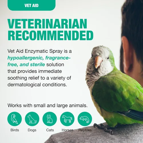 Vista 4 de Spray para el cuidado de heridas de animales – Cuidado de heridas de mascotas – Spray salino para el cuidado de mascotas – Soporta dermatitis