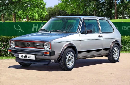 Vista 10 de Revell 1: 24 Escala VW Golf 1 GTI Modelo Kit