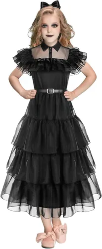 Vista 3 de SpeedBeauty Disfraz de película para niñas, disfraz de película, vestido de fiesta para niñas