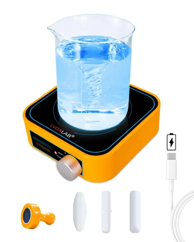 Vista 8 de Agitador magnético recargable de 101.4 fl oz, placa de agitación de Azul