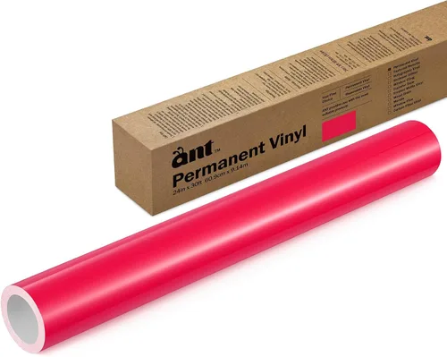 Vista 34 de ANT Melocotón, rollo de vinilo permanente de 24" x 4,5 m, rollo de vinilo adhesivo, para proyecto DIY, calcomanía, pegatina, compatible con Cricut