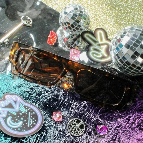 Vista 6 de Hanj Lentes de sol rectangulares, lentes de sol de los años 90, pequeños, vintage, estrechos, cuadrados, para hombres y mujeres, lentes de sol