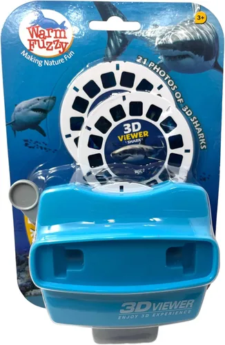 Vista 8 de WARM FUZZY Toys 3D Viewfinder (Aligator) - Visor para niños y adultos, juguetes clásicos, visor de diapositivas, visor de carrete 3D, retro