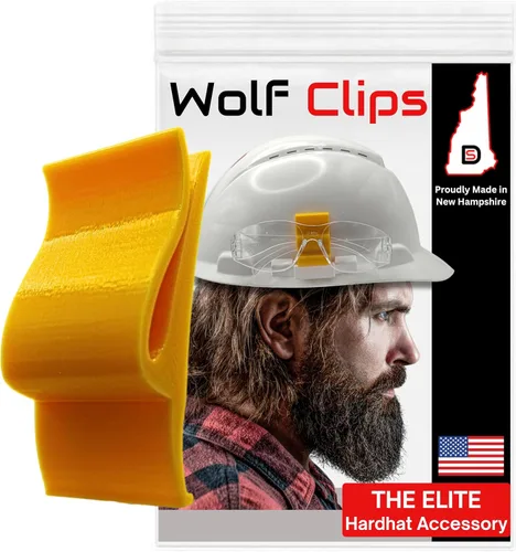 Vista 17 de Diligence, clips de lobo, accesorio para casco duro, marcador y lápiz de carpintero, rojo