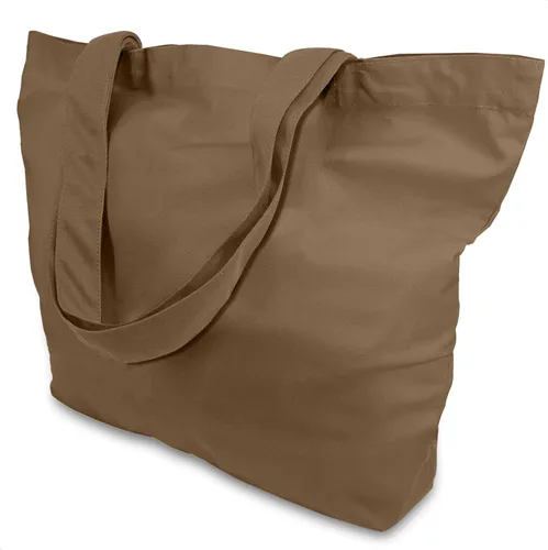 Vista 10 de TOPDesign - Paquete de 1 bolsa de lona de algodón, superfuerte, 12 onzas, bolsa para compras reutilizable, de tela, diseño moderno, en dos tonos