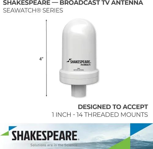 Vista 2 de Antena de TV marina Shakespeare 3004 SeaWatch, 4