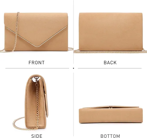 Vista 3 de Dasein - Cartera de mano para mujer formales para fiestas bodas cócteles bailes