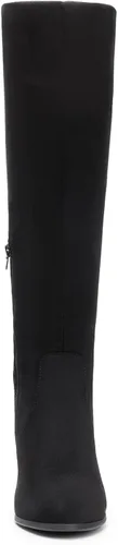 Vista 7 de DREAM PAIRS - Botas altas de tacón grueso para mujer, largo por encima de la rodilla