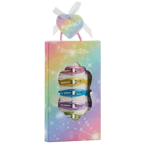 Vista 6 de 24 pinzas para el cabello para niñas, antideslizantes, de metal, a presión, para niños, adolescentes, mujeres, color caramelo sólido y brillante