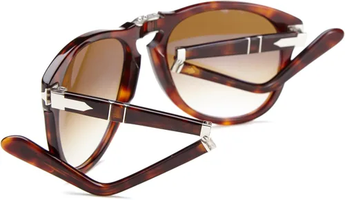 Vista 4 de Persol PO0714 - Gafas de sol 2451-54 - Marco Habana, Cristal Marrón Gradiente PO0714-24-51-54, 2451