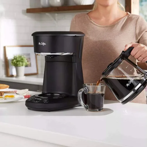 Vista 6 de Mr. Coffee® Cafetera programable de 12 tazas, prepara ahora o más tarde