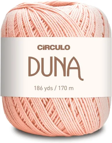 Vista 24 de Círculo Hilo Duna – 186 yardas, 3.52 onzas – Hilo DK de peinado ligero – 100% algodón virgen brasileño mercerizado, perfecto para tejer y hacer