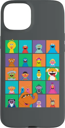 Vista 12 de Funda para iPhone 16 Sesame Street Character Squares