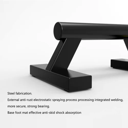 Vista 3 de Push Up Stands Bars Parallettes Set for Workout Exercise