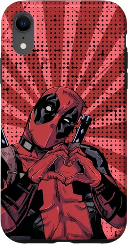 Vista 25 de Marvel Deadpool - Carcasa para iPhone 17, diseño de manos de cómic