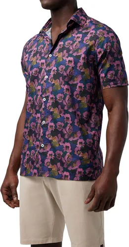 Vista 2 de Camisa de punto grande con estampado tejido
