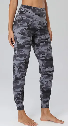 Vista 114 de Oalka - Pantalones deportivos para mujer, con cintura alta y bolsillos, para hacer deporte, yoga y entrenar