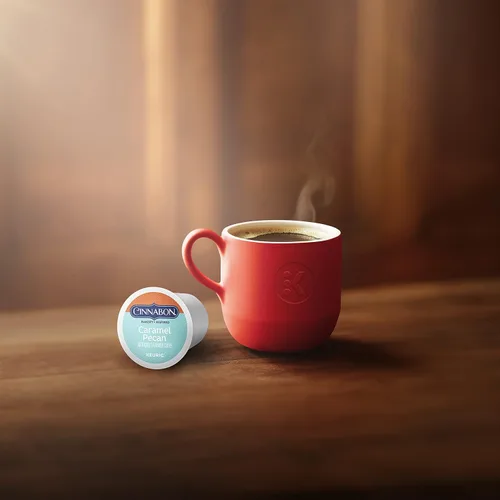 Vista 4 de Cinnabon Caramel Pecan Café, cápsulas Keurig K-Cup de porción única, 72